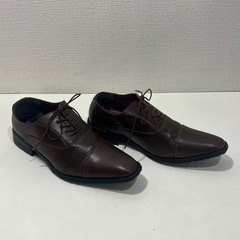 スタイリッシュな革靴/ビジネスシューズ 濃茶 27cmビジネスシューズ　の画像