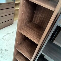 リユースのサカイ栃木店★ジモティ割あり★  収納棚 ブラウン W29×D29.5×H180 クリーニング済み TC11209の画像