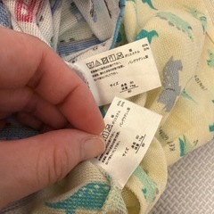 電車・恐竜プリント肌着2枚セット 80cmの画像