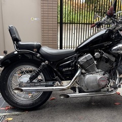 ビラーゴ250 社外スラッシュカットマフラーの画像