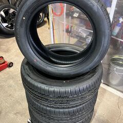 【新車外し！】クロストレックのオールシーズンタイヤ4本　225/55R18の画像