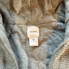 Baby gap 60 アウター　グレーの画像