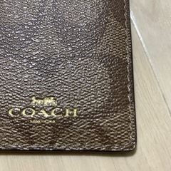 正規品coachパスケースの画像