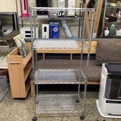 万代店　4段　メタルラックの画像