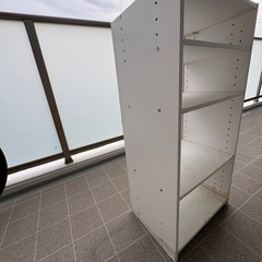 無料‼️ ホワイト　4段収納ボックス　カラーボックスの画像