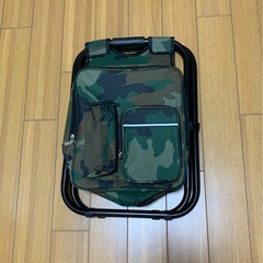 【新品未使用】　椅子になるリュック　クーラーバッグの画像