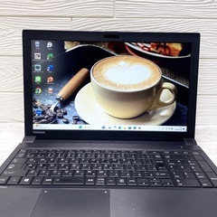 オフィス搭載 大容量 SSD 512GB Windows11 ノートパソコン 爆速 東芝 / ブラック Core i5 メモリ8GB 15.6型 DVD カメラ Wi-Fi テンキーの画像