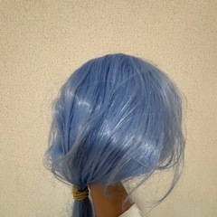 コスプレロングウィッグ ライトブルーの画像