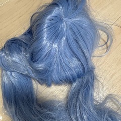 コスプレロングウィッグ ライトブルーの画像