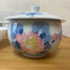 湯呑み🍵　蓋つき　白皿の画像
