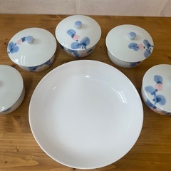 湯呑み🍵　蓋つき　白皿の画像