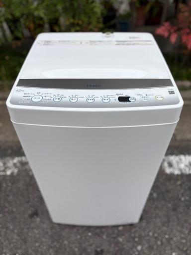 配送?【2022年製】Haier 全自動電気洗濯機 JW-E45CF