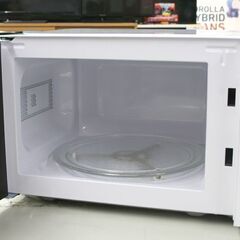 美品 Haier 電子レンジ JM-17H-50 2019年製 ホワイト ターンテーブル あたため専用 動作確認済み キッチン家電 ハイアール 札幌市 清田区 平岡の画像