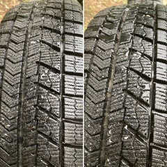 状態良好！！スタッドレス＆ホイール4本セット　155 65 R14   一部の軽自動車やコンパクトカー　安心のブリヂストンの画像