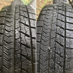 状態良好！！スタッドレス＆ホイール4本セット　155 65 R14   一部の軽自動車やコンパクトカー　安心のブリヂストンの画像
