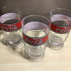 コカコーラ ガラスコップ 3個セットの画像