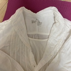 無印良品　白シャッツ　授乳服可の画像