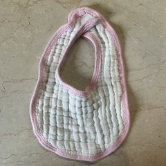 ベビー用スタイ👶🍼ベビー用品シェブロン柄よだれかけ1点物❗️赤ちゃん用ピンク水色赤の画像