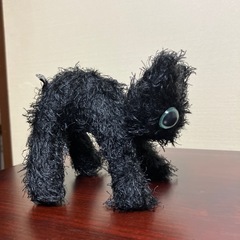 シャー‼︎　てなってる黒猫の画像