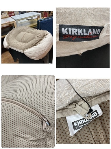 S134 ⭐ほぼ未使用品  KIRKLAND コストコ 犬用 猫用ベッド クッション ふわふわ USED