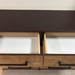 木製　4段チェスト　幅120cmの画像