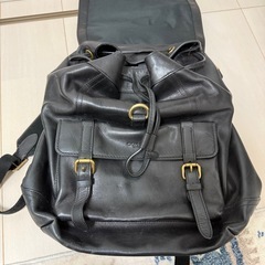 COACH レザーリュック Bleecker backpackの画像