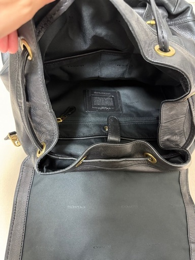 COACH レザーリュック Bleecker backpack