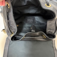 COACH レザーリュック Bleecker backpackの画像