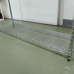 【中古】組み立てスチールラック　幅107ｘ奥行30ｘ高さ160ｃｍ　一度見に来てください！いろいろあります！　管理番号YN294Sの画像