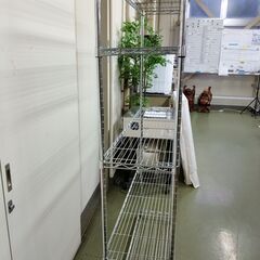 【中古】組み立てスチールラック　幅107ｘ奥行30ｘ高さ160ｃｍ　一度見に来てください！いろいろあります！　管理番号YN294Sの画像