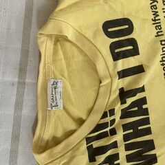 商談中　T-GRAPHICS製　長袖Ｔシャツ　メンズ：Ｌ　黄色の画像