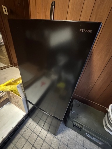 REFAGE YRZ-F15MK 2ドア冷蔵庫 159L ブラック