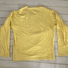 商談中　T-GRAPHICS製　長袖Ｔシャツ　メンズ：Ｌ　黄色の画像