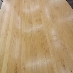 リユースのサカイ栃木店★ジモティ割あり★  ダイニングセット ベージュ W120×D75×H65.5 クリーニング済み TC11216の画像