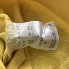 商談中　T-GRAPHICS製　長袖Ｔシャツ　メンズ：Ｌ　黄色の画像