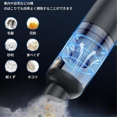 【新品未使用】ハンディクリーナー ハンディ掃除機 【吹き飛ぶ/吸い込む/空気入れ/空気抜き】の画像