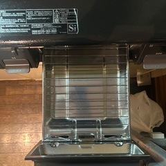 【動作良好・グリル未使用】ガステーブル 都市ガス用 2口コンロ グリル付きの画像