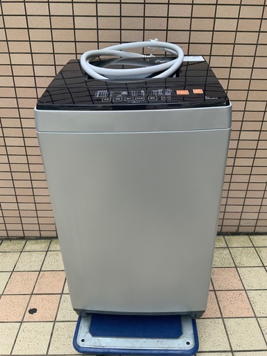 【決まりました】大57 全自動洗濯機 EAW-601A 6.0kg 2019年製 シルバー 簡易清掃済