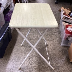 万代店　折りたたみテーブル　ハイタイプの画像