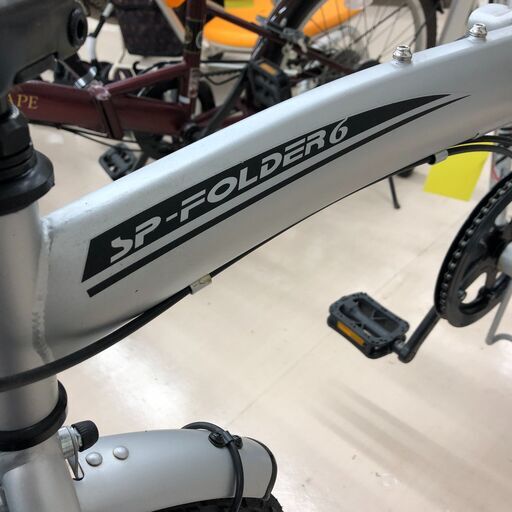 【ジャングルジャングル和歌山店】【Wa3095】折りたたみ自転車  ＳＰ ＦＯＬＤＥＲ6 シルバー ２0インチ   リユースショップ 