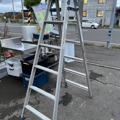 ALINCO アルインコ はしご兼用脚立 MXA-180Fg ハシゴ 梯子 作業用 天板高さ170cm はしご3.6m 100kg 中古品 ③の画像