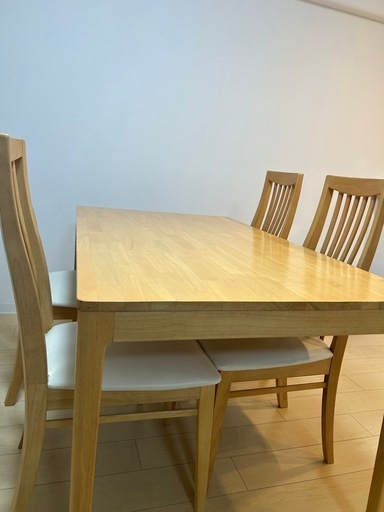 ダイニングテーブル　チェア五点セット