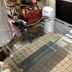 万代店　フレームレス　ガラス 60cm 水槽　マット貼り付け済の画像