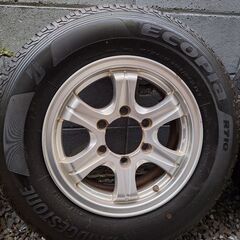 15インチホイールセット　195/80R154本の画像