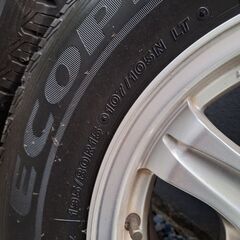 15インチホイールセット　195/80R154本の画像