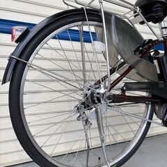 リサイクル自転車(2510-12) 電動アシスト自転車(ﾔﾏﾊ) 12.3Ah 26ｲﾝﾁの画像