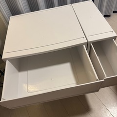 【取引中】3段　プラスチック製チェスト　　の画像
