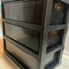 収納ケース　黒　の画像