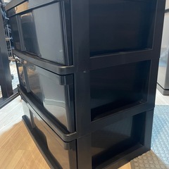 収納ケース　黒　の画像