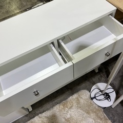 小形キャビネット　ホワイトの画像